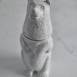 Vintage Pottery Barn Polar Bear Cocktail Shaker Hostess Gift Christmas Party